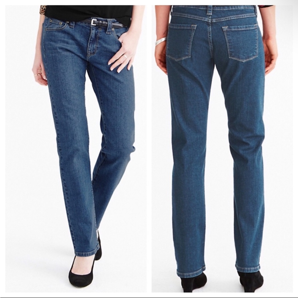 Garnet Hill Relaxed Five-Pocket Jeans